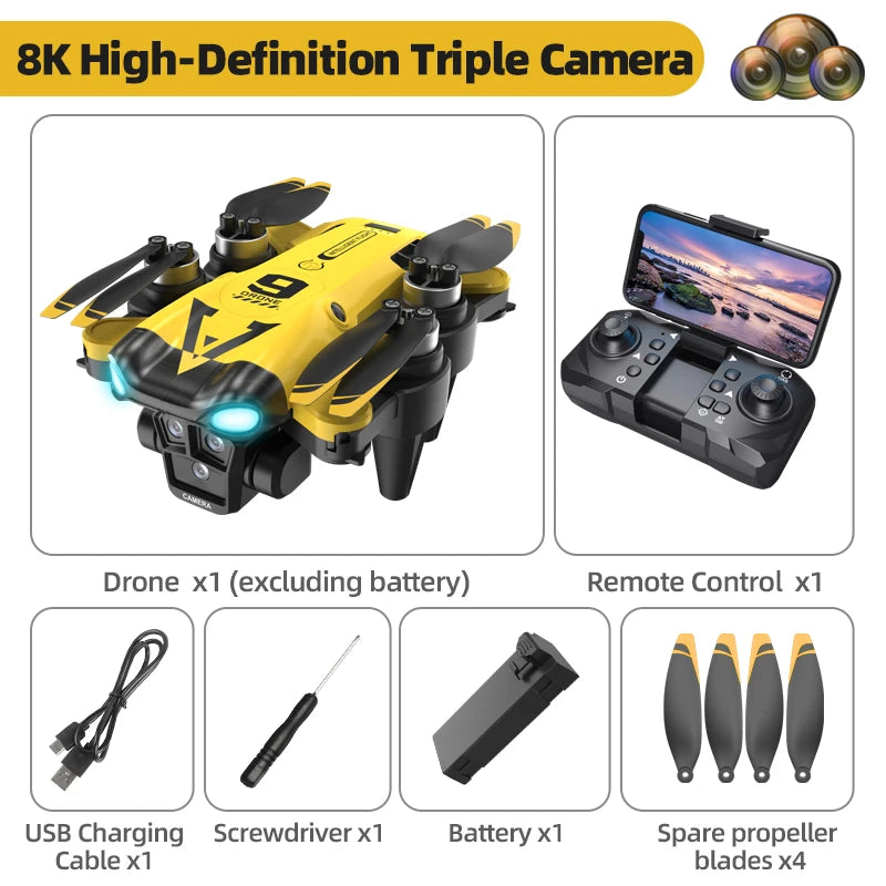 B9 Pro Foldable RC Drone With 4K Camera FPV Positioning