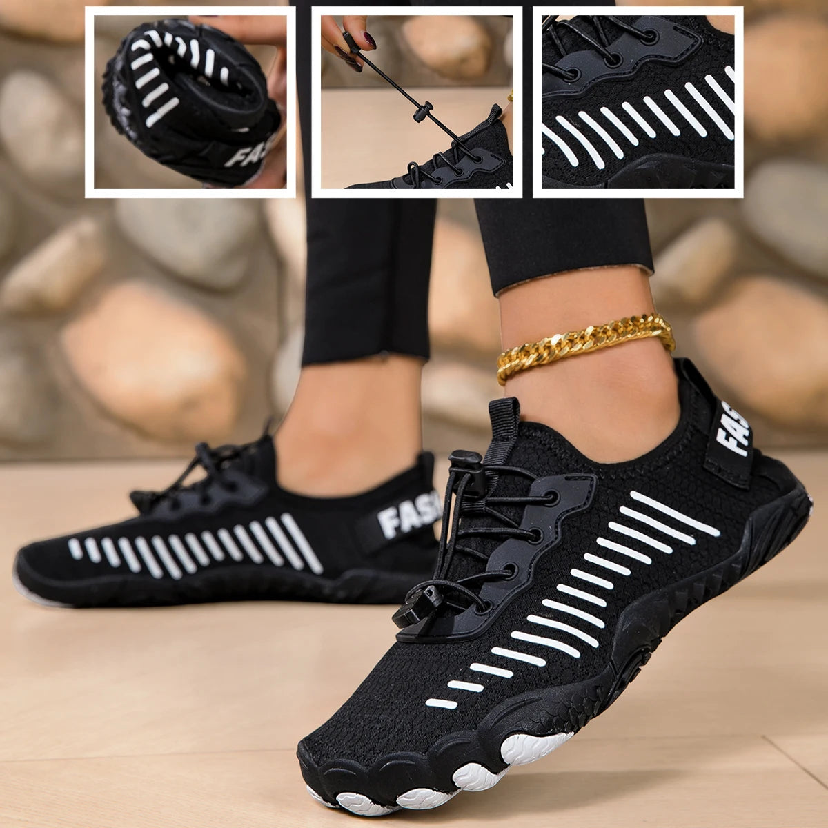 Barefoot Water Shoes Quick Dry Non Slip Aqua Sneakers