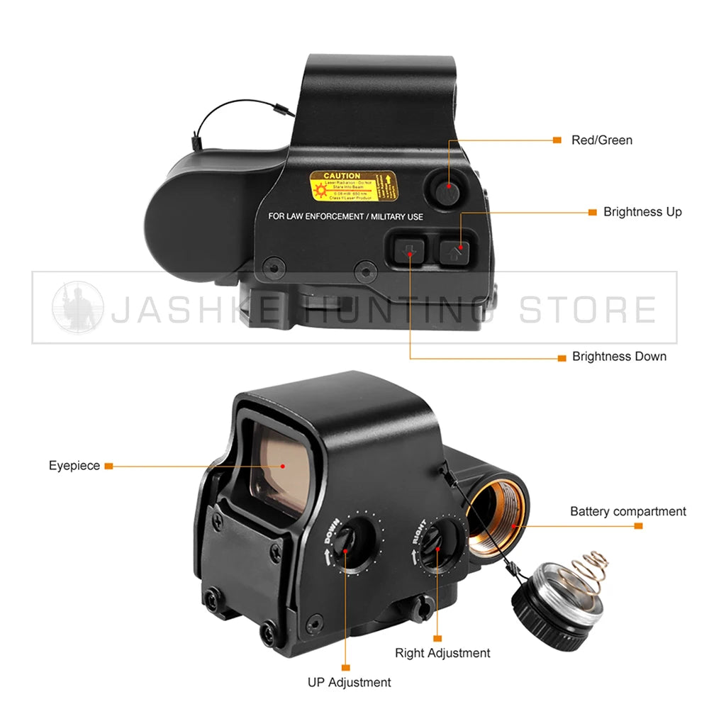 Nabila 558 Holographic Red Dot Sight And G43 Magnifier Optics