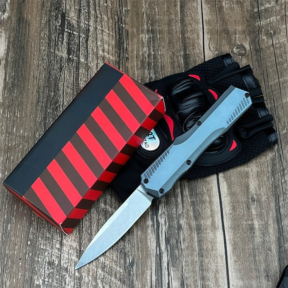 T6 Aluminum D2 Blade Outdoor Utility Knife For Camping EDC