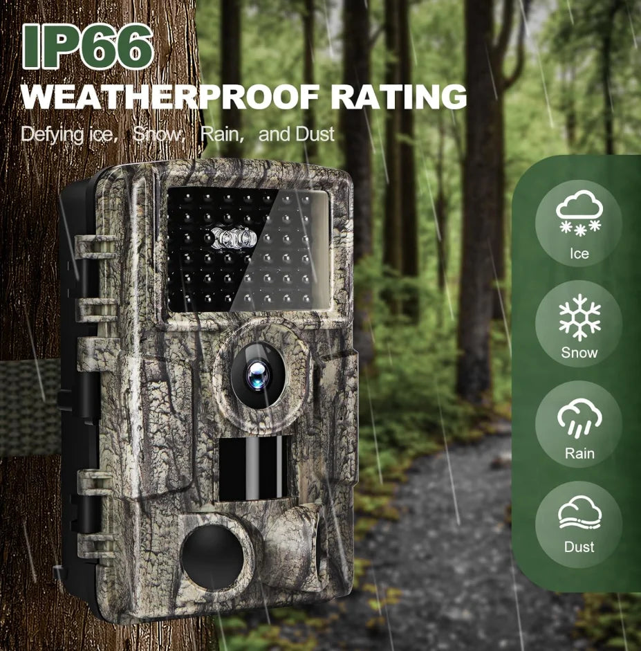 4K Trail Camera With IP66 Waterproof And Infrared Night Vision