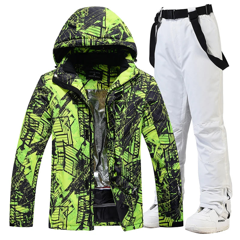 Arctic Queen Winter Snowboard Suit And Ski Jacket Set