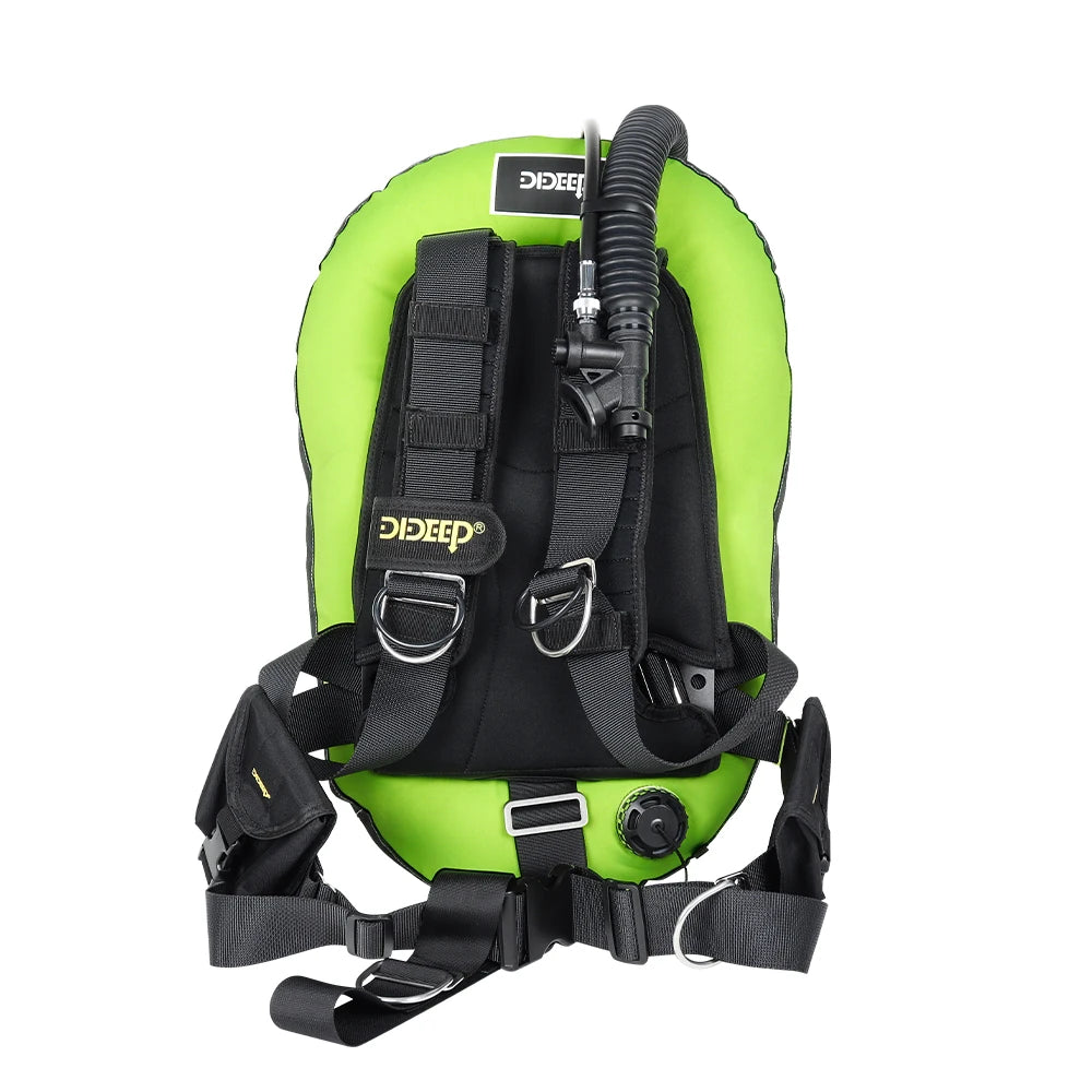 DIDEEP Donut Design Scuba Diving BCD Vest With Nylon Harness
