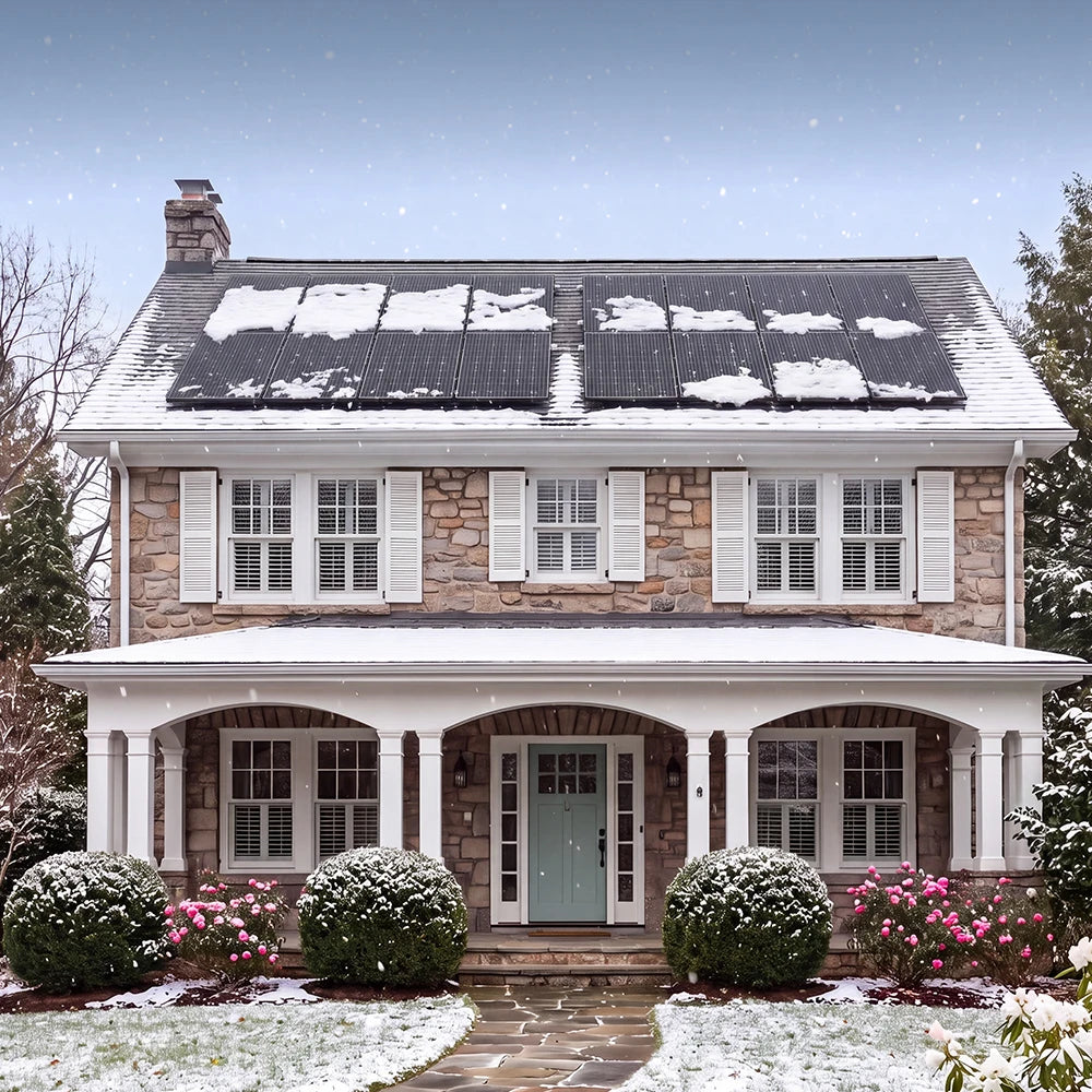 RVPOZWER N-Type Monocrystalline Rigid Solar Panels for Off Grid Power
