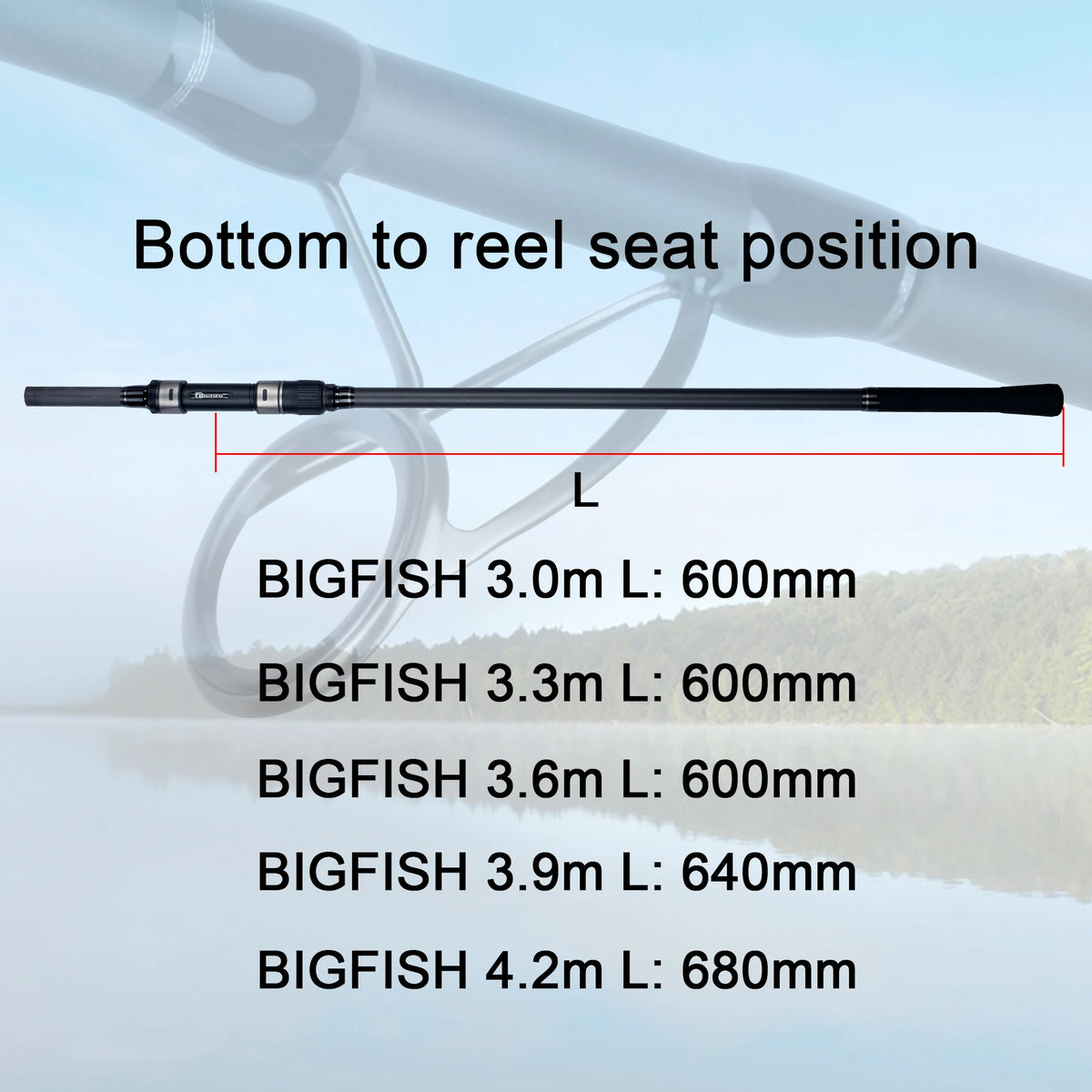 Biutifu Bigfish Carp Surfcasting Fishing Rod T800 Carbon Fast Action