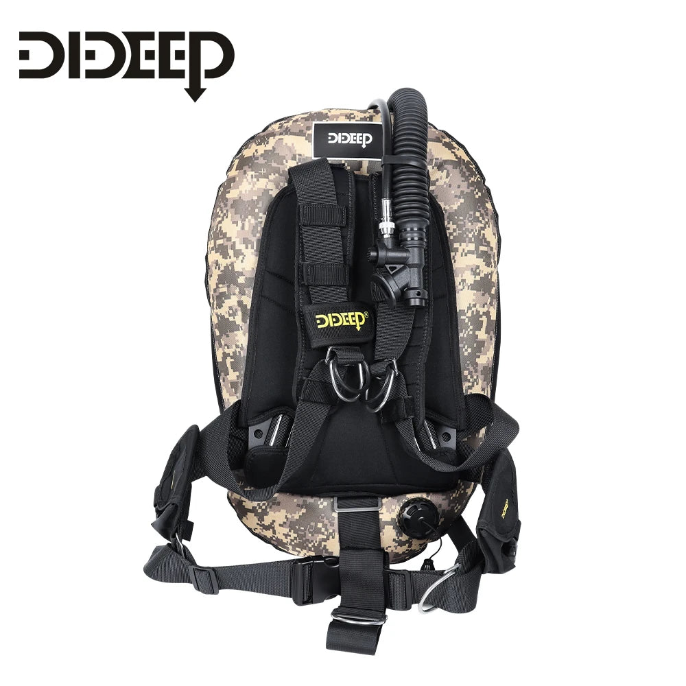 DIDEEP Donut Design Scuba Diving BCD Vest With Nylon Harness