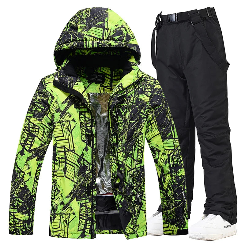 Arctic Queen Winter Snowboard Suit And Ski Jacket Set