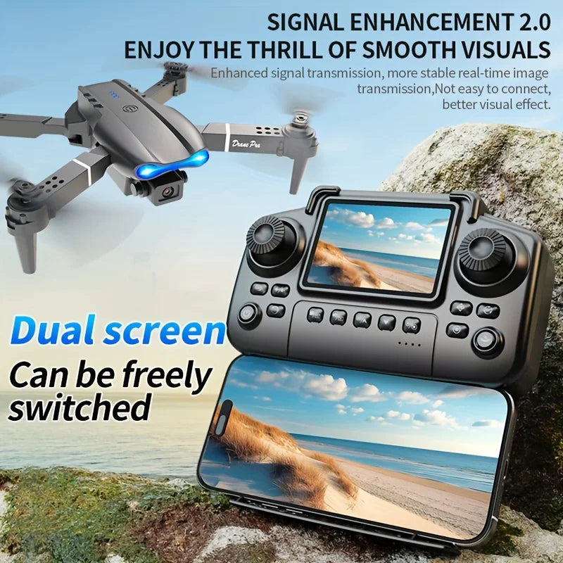 Compact Foldable Drone Featuring Dual Camera And Intelligent Return