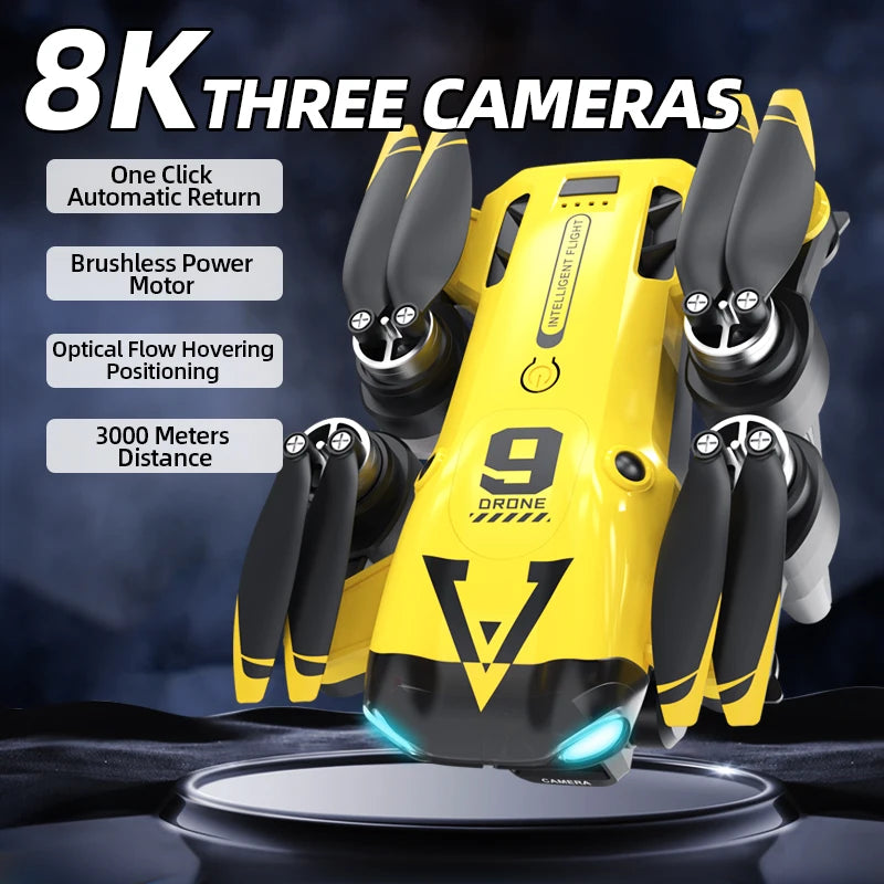 B9 Pro Foldable RC Drone With 4K Camera FPV Positioning