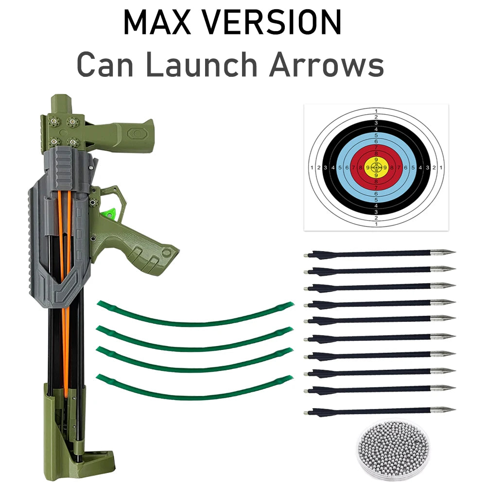 Heavy Duty Continuous Launch Hunting Slingshot With Trigger