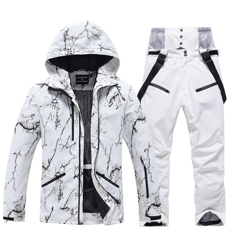 Arctic Queen Waterproof Ski Suit Jacket Pants Snowboard Outdoor Set