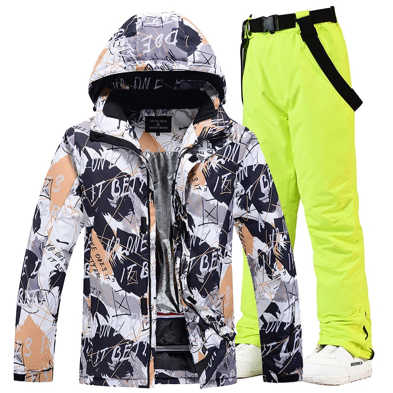 Arctic Queen Winter Snowboard Suit And Ski Jacket Set