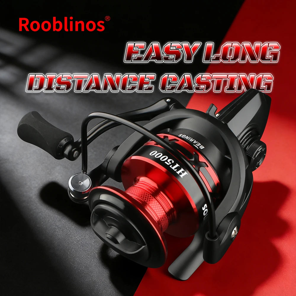 Rooblinos HT Spinning Reel 5.2 Aluminum Sea Lake Lure Casting