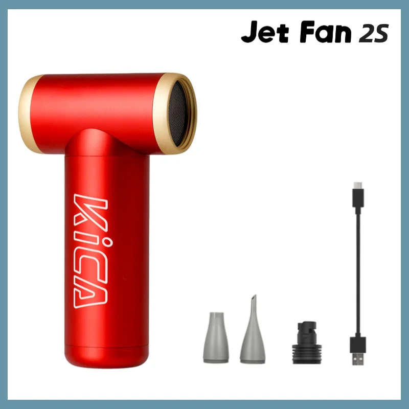 KiCA JetFan 2S Portable Rechargeable Handheld Air Blower