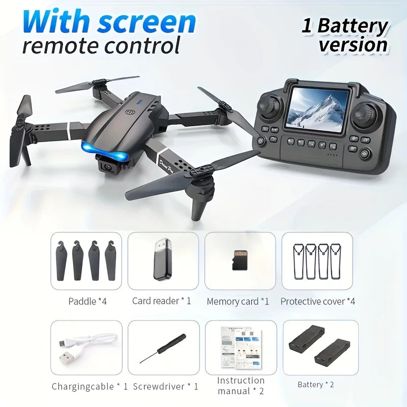 Compact Foldable Drone Featuring Dual Camera And Intelligent Return