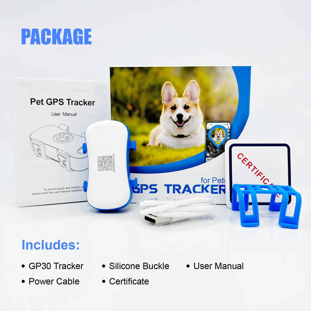 WANWAYTECH GPS Pet Tracker With Unlimited Distance Tracking