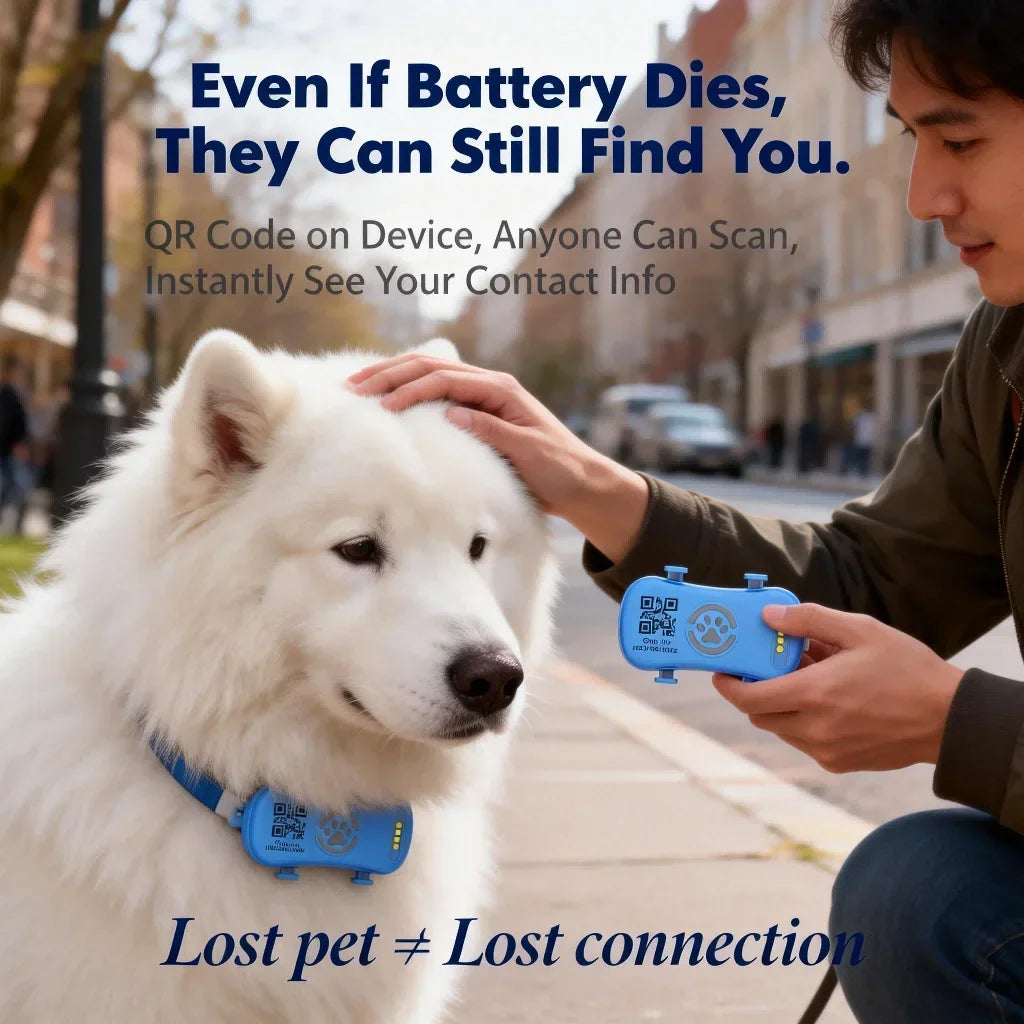 WANWAYTECH GPS Pet Tracker With Unlimited Distance Tracking