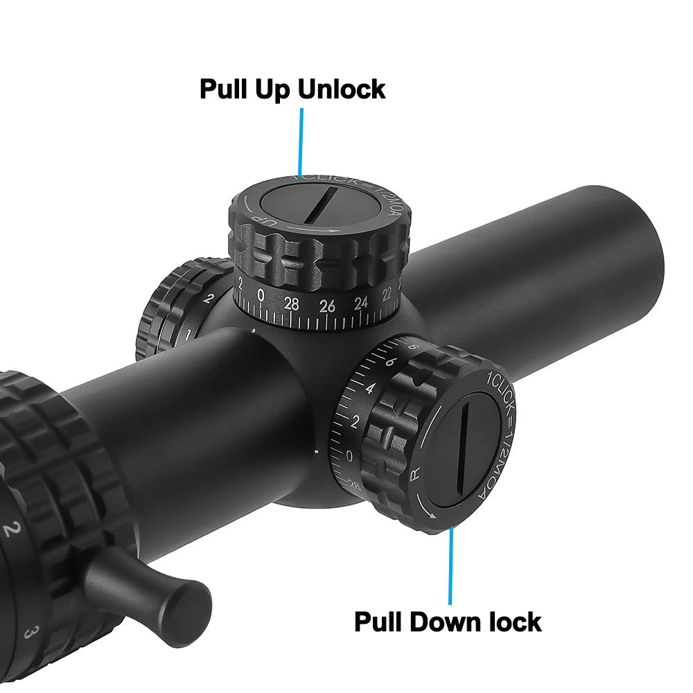 Bestsight Tactical Riflescope With Waterproof Illuminated Reticle