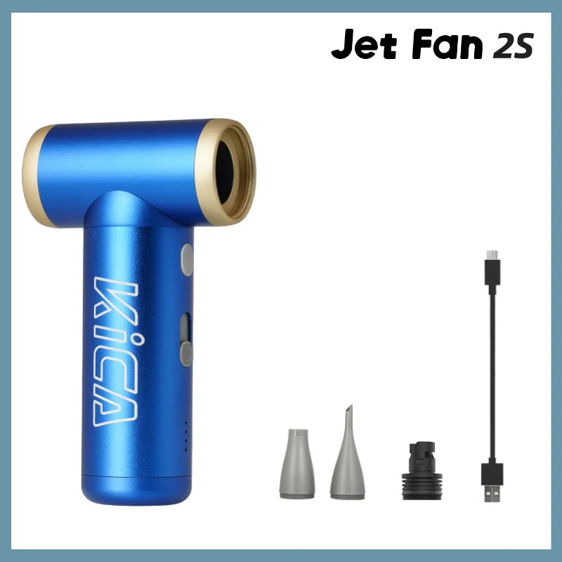 KiCA JetFan 2S Portable Rechargeable Handheld Air Blower
