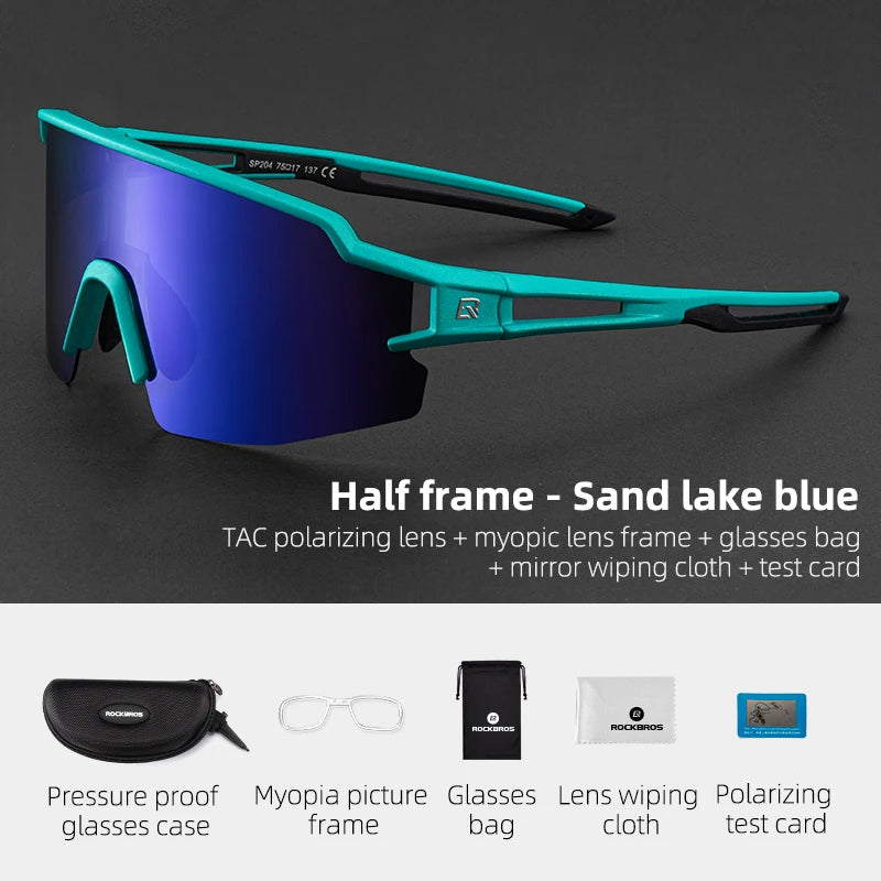 ROCKBROS Cycling Glasses Polarized UV400 Photochromic Sunglasses