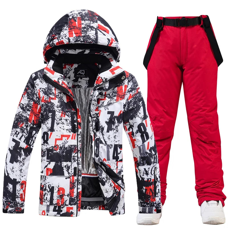 Arctic Queen Winter Snowboard Suit And Ski Jacket Set