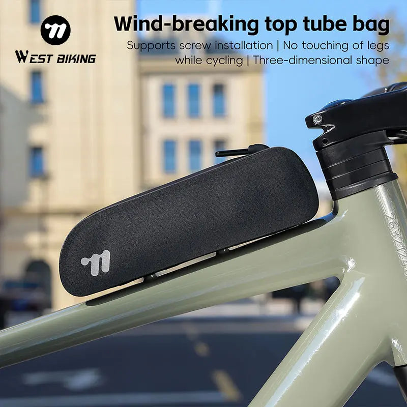 West Biking Waterproof Tpu Top Tube Cycling Storage Bag