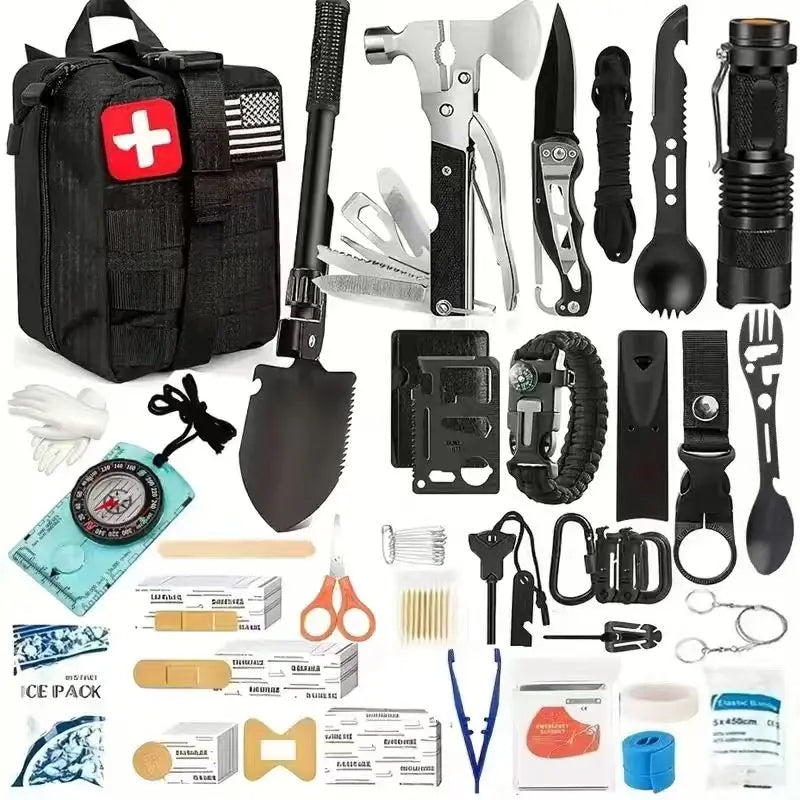Essential Portable Emergency And First Aid Survival Kit