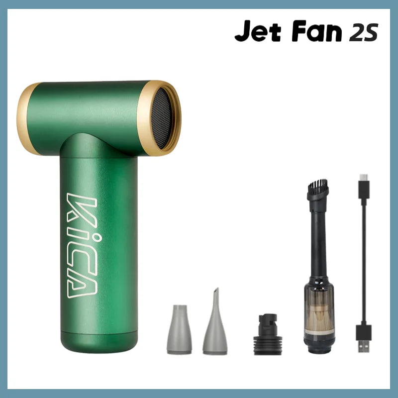 KiCA JetFan 2S Portable Rechargeable Handheld Air Blower
