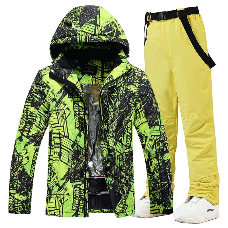 Arctic Queen Winter Snowboard Suit And Ski Jacket Set