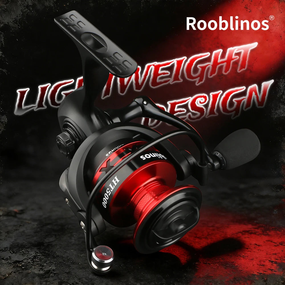Rooblinos HT Spinning Reel 5.2 Aluminum Sea Lake Lure Casting