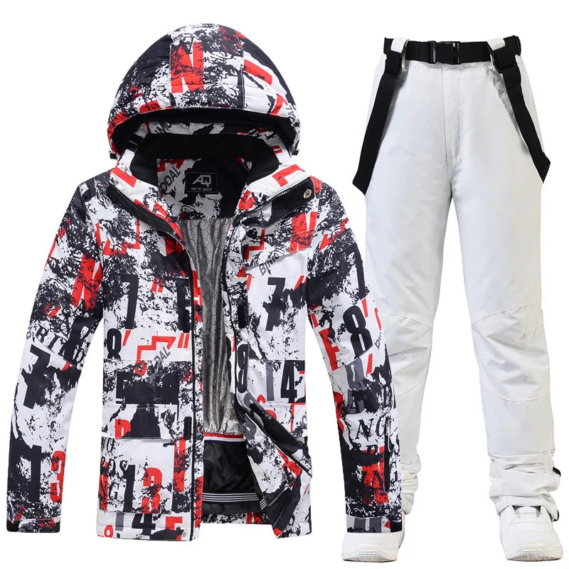 Arctic Queen Winter Snowboard Suit And Ski Jacket Set