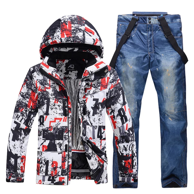 Arctic Queen Winter Snowboard Suit And Ski Jacket Set