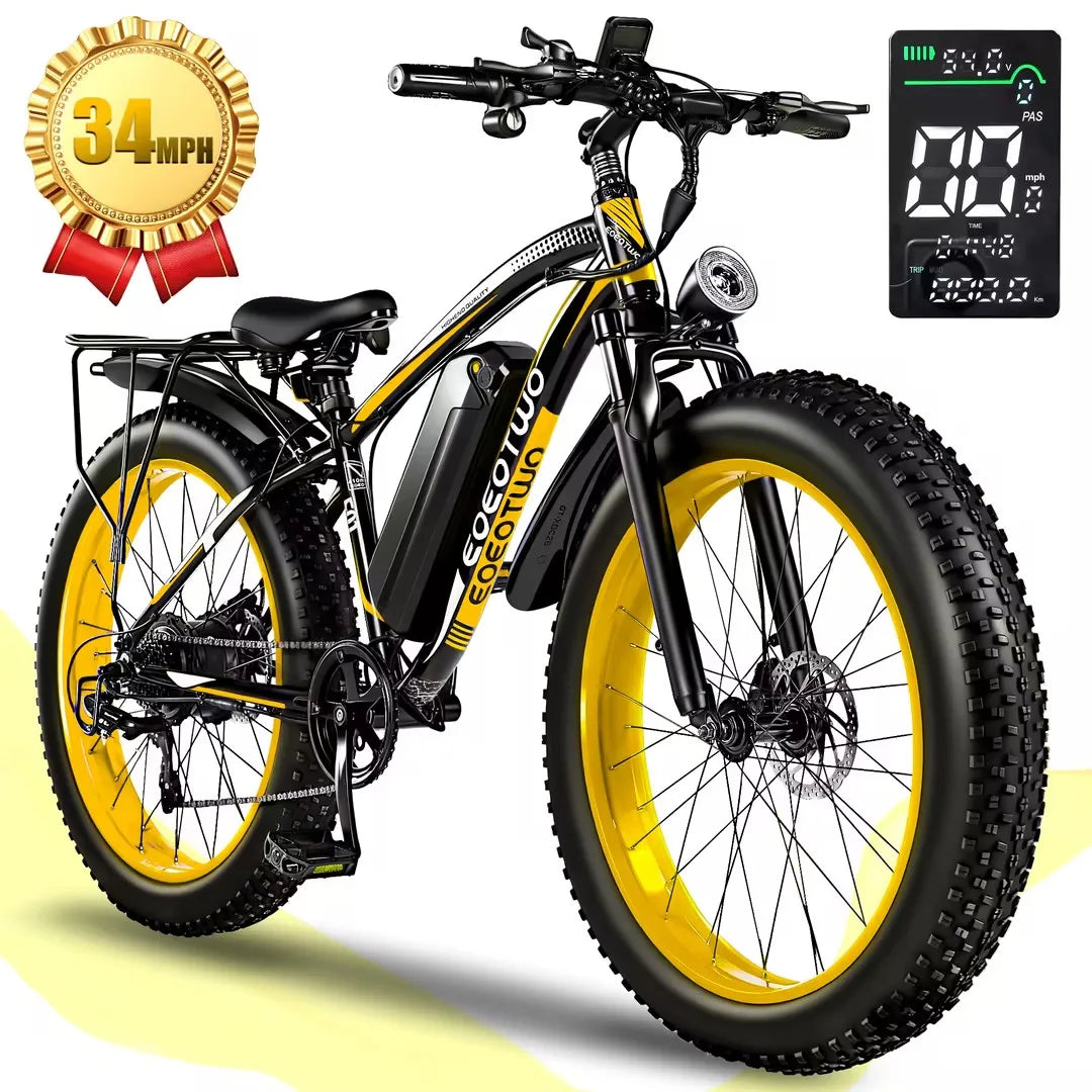 EOEOTWO 750W Electric Bike With 48V Battery And Aluminum Frame