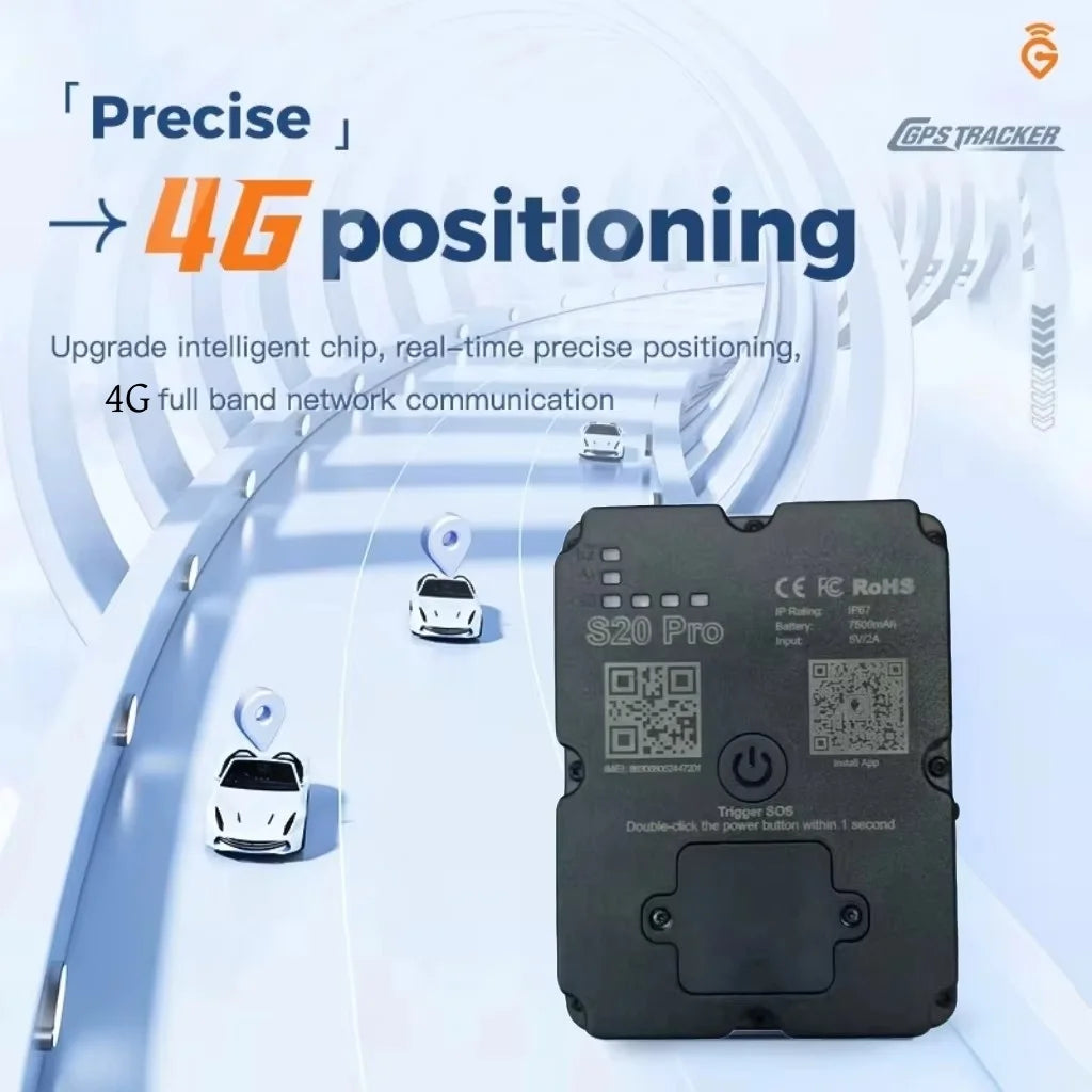 Wireless 4G Magnetic GPS Tracker for Real Time Vehicle Tracking