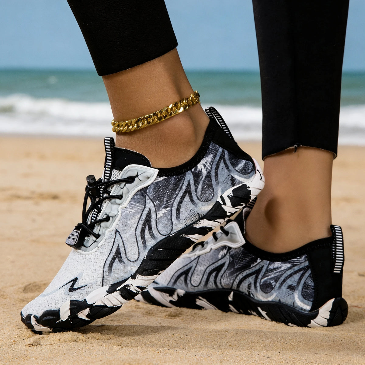 Quick Dry Barefoot Water Shoes With Non Slip Beach Grip