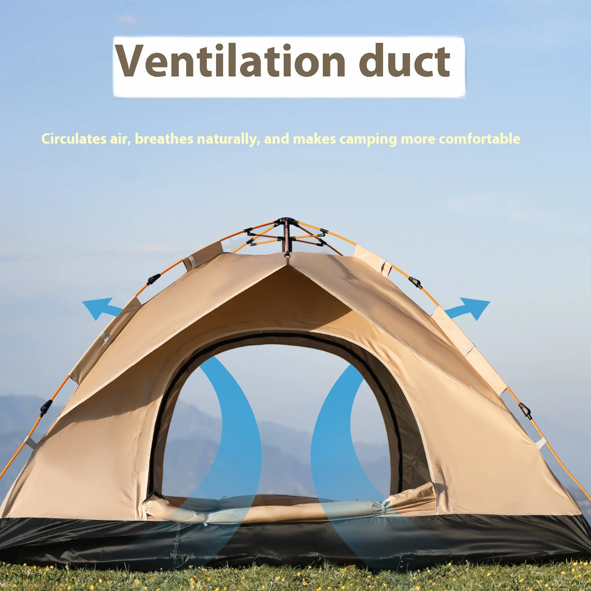Pakicetus Instant Automatic Opening Portable Tent For Beach Camping