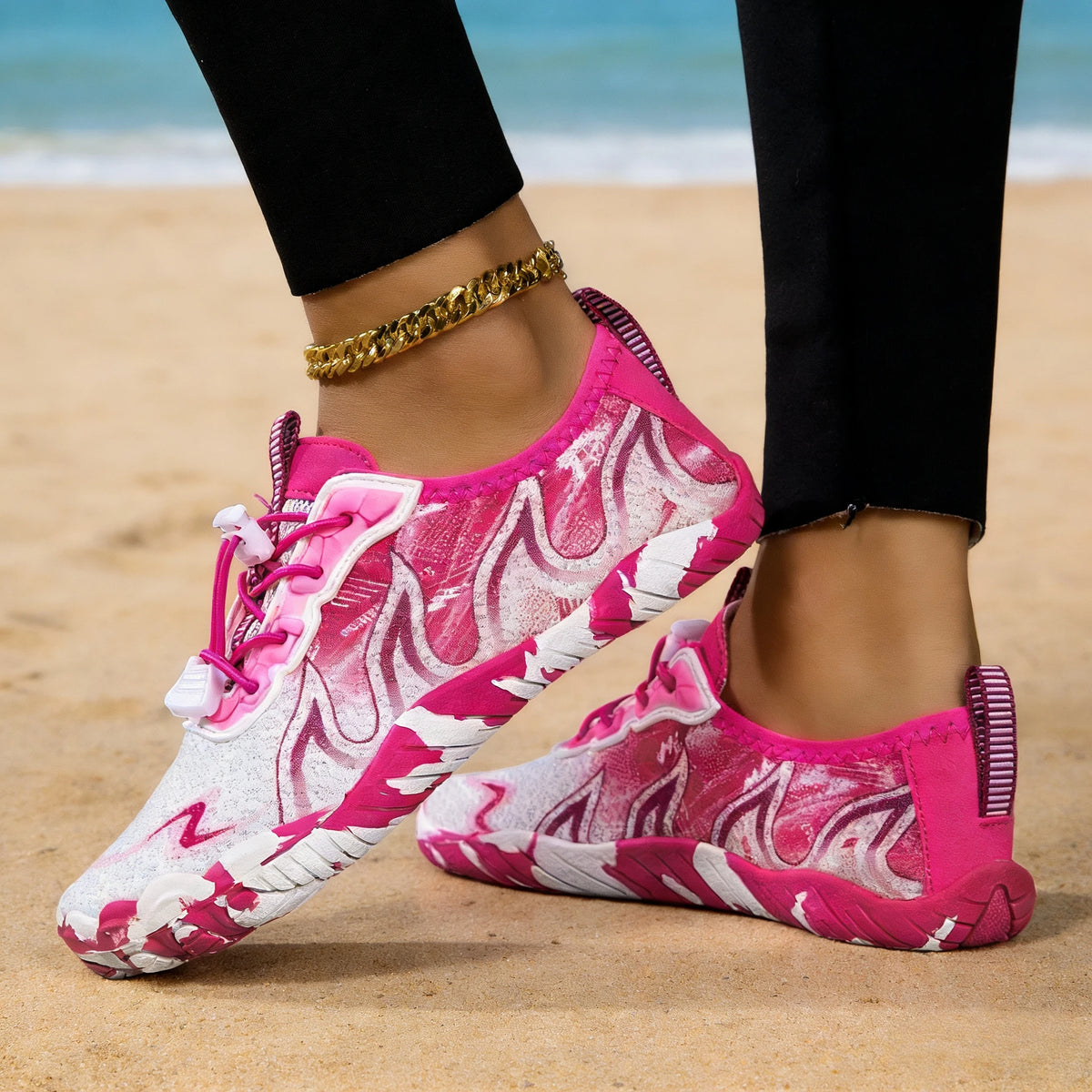 Quick Dry Barefoot Water Shoes With Non Slip Beach Grip