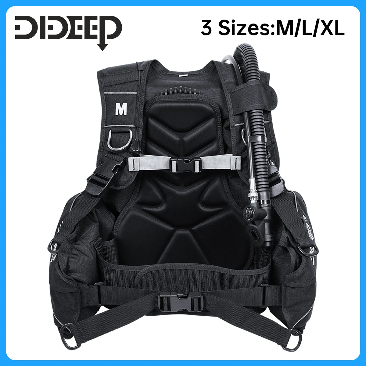 DIDEEP Professional Scuba Diving BCD Jacket Buoyancy Control Device