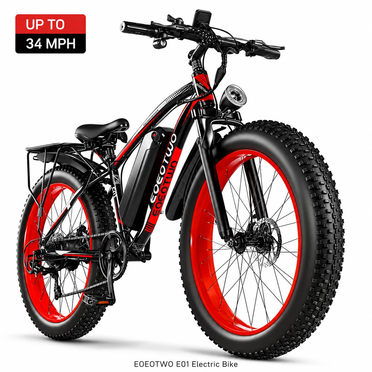 EOEOTWO Fat Tire Electric Bike For Commuting And Travel