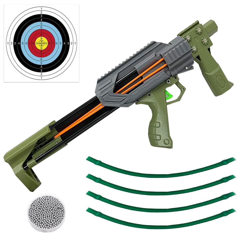 Heavy Duty Continuous Launch Hunting Slingshot With Trigger