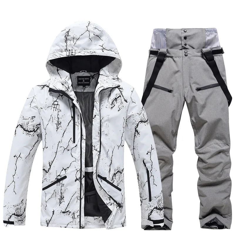 Arctic Queen Waterproof Ski Suit Jacket Pants Snowboard Outdoor Set