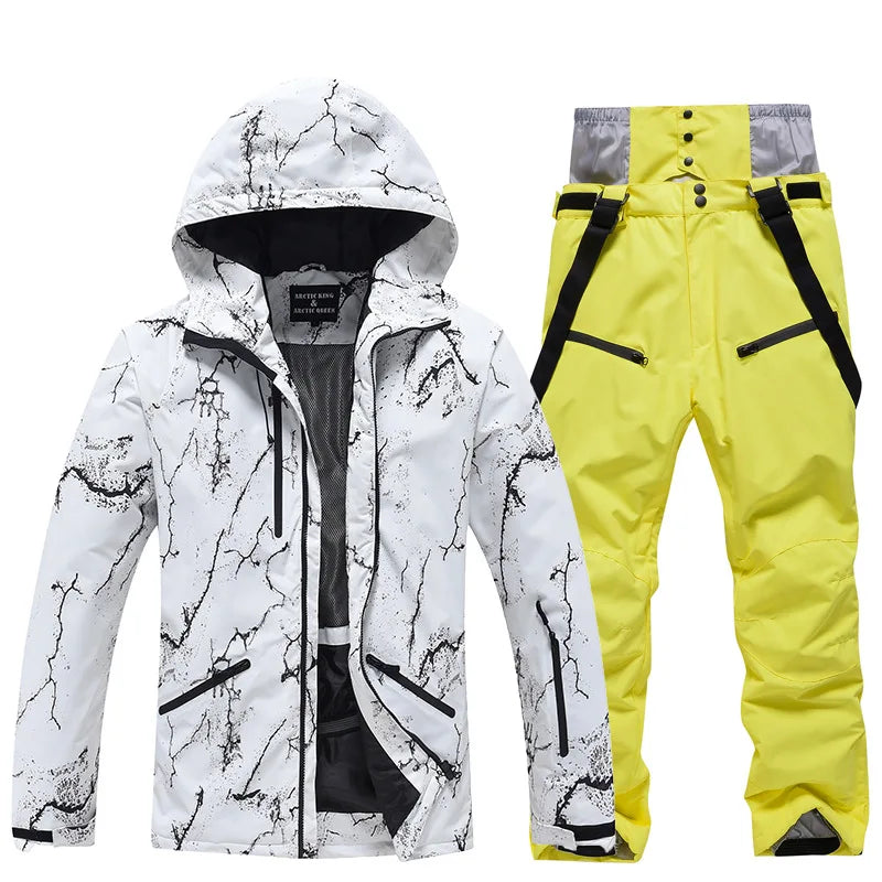 Arctic Queen Waterproof Ski Suit Jacket Pants Snowboard Outdoor Set