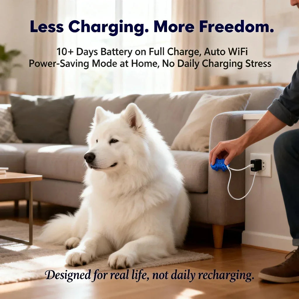 WANWAYTECH GPS Pet Tracker With Unlimited Distance Tracking