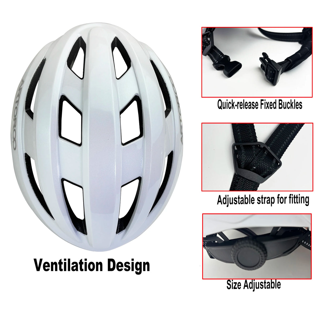 Artoroo Ultralight Road Bicycle Helmet For Adult Riders