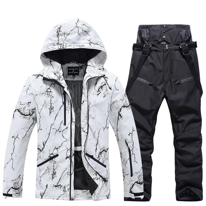 Arctic Queen Waterproof Ski Suit Jacket Pants Snowboard Outdoor Set