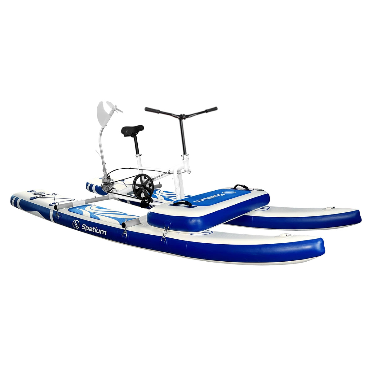 Spatium Adult Inflatable Water Bike With Pontoon And 3-Bladed Propeller