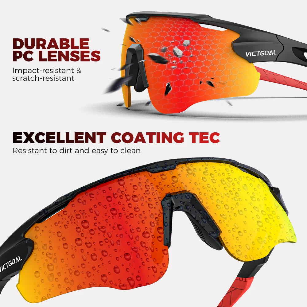Victgoal Photochromic UV400 Cycling Sunglasses Unisex Sports Eyewear