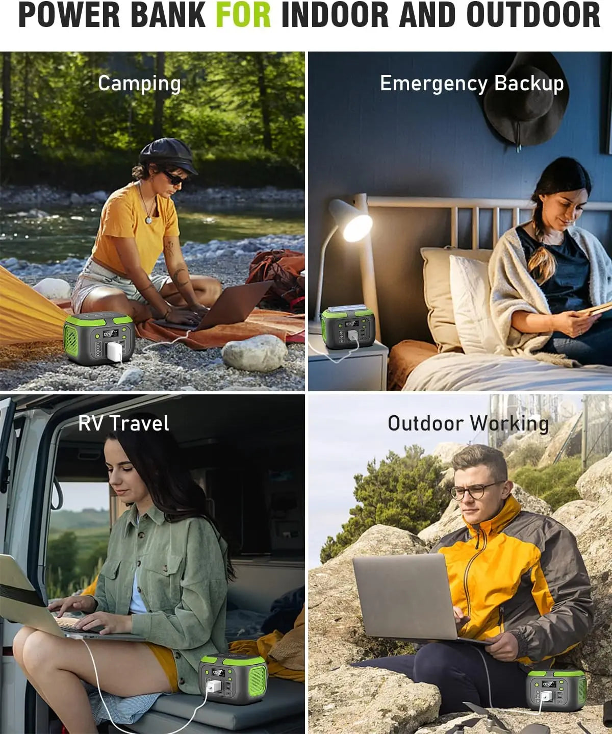 SinKeu Portable Power Station For Camping Travel And Home Use