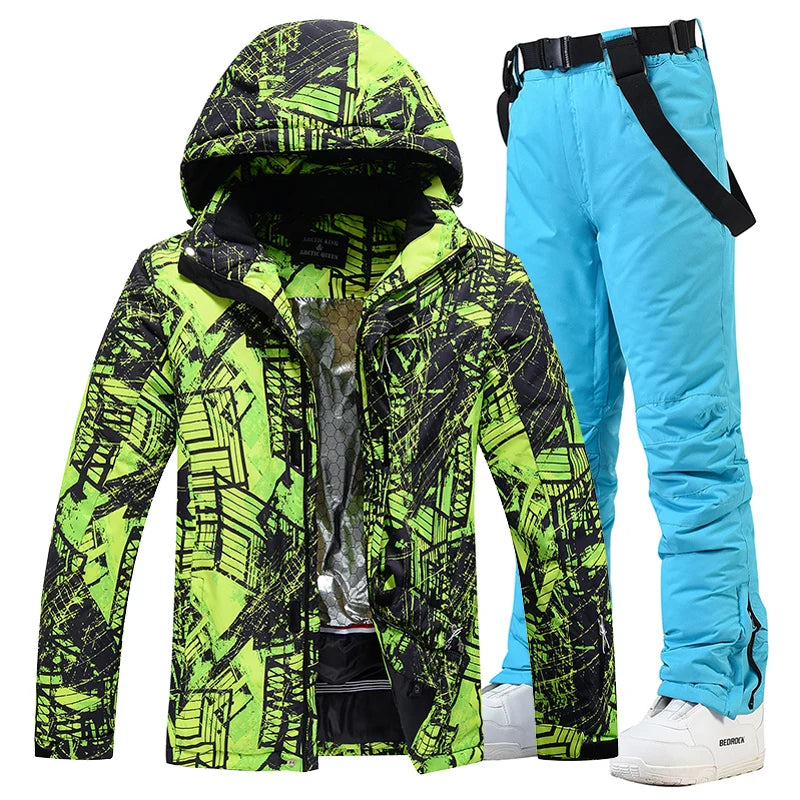 Arctic Queen Winter Snowboard Suit And Ski Jacket Set