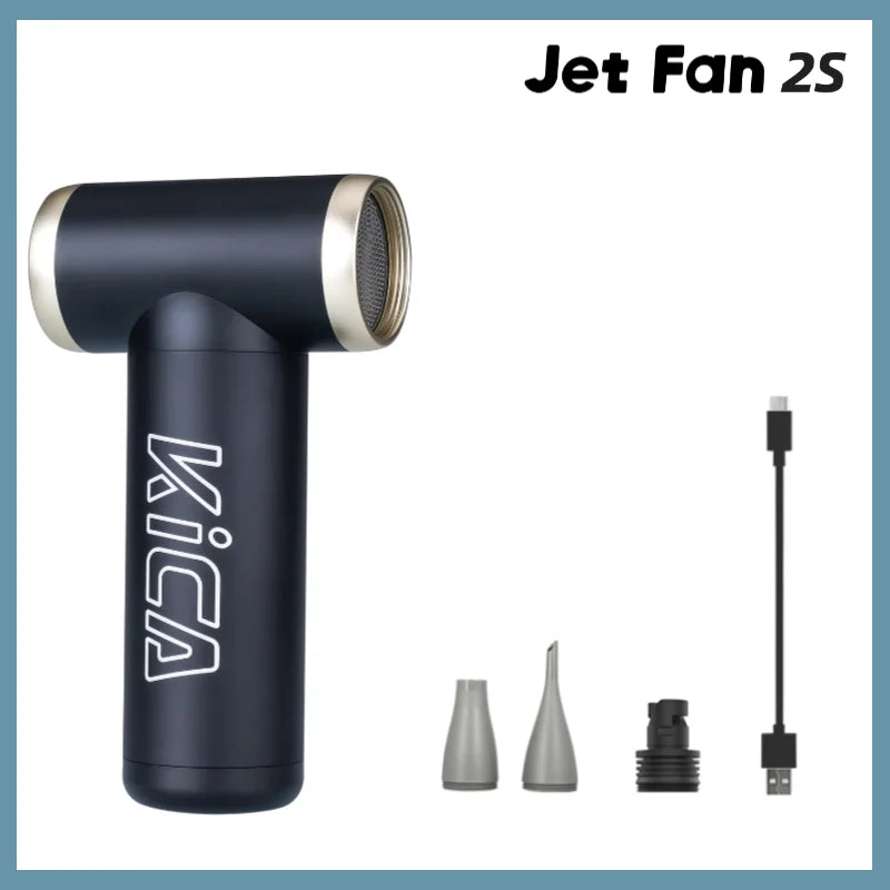 KiCA JetFan 2S Portable Rechargeable Handheld Air Blower